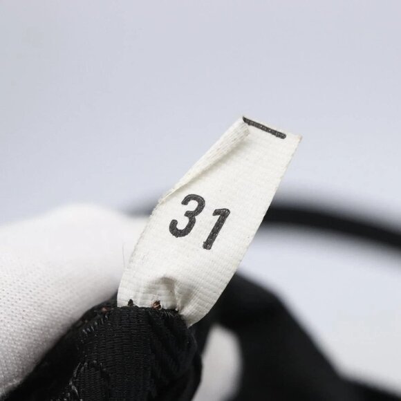 PRADA Tote Bag Nylon Black Silver Auth - Picture 10 of 15